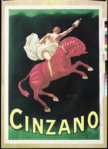 Cinzano、1925年のポスター広告